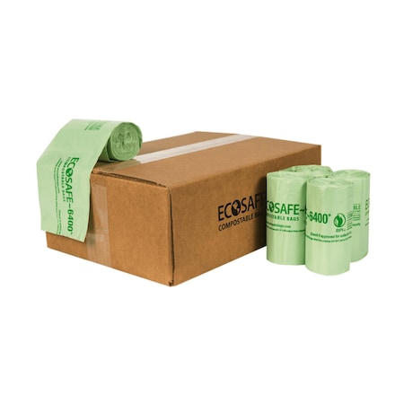 Ecosafe 18.25X25 in. Compostable Bin Liner, 0.6 Mil, 480Pk HB1825-6